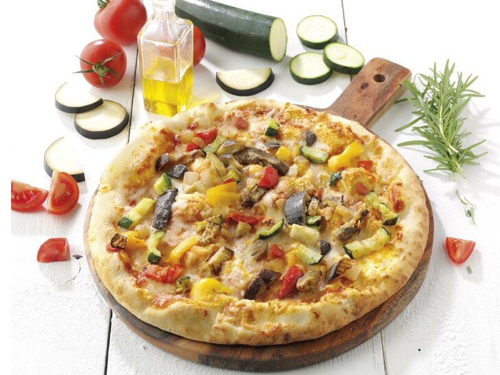 Pizza Suprema met groenten