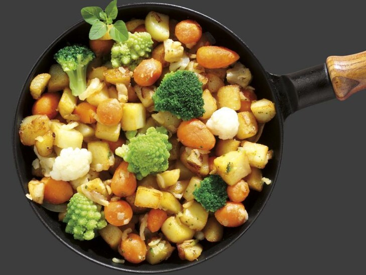 Groenten-aardappelschotel