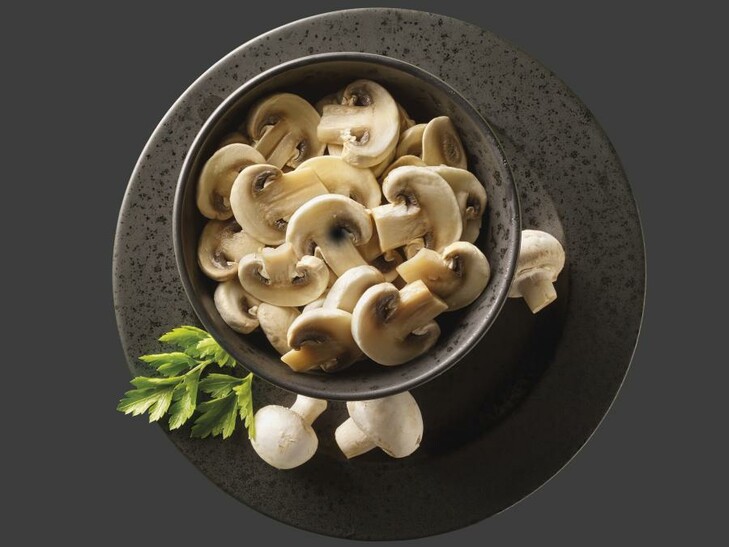 Gesneden champignons