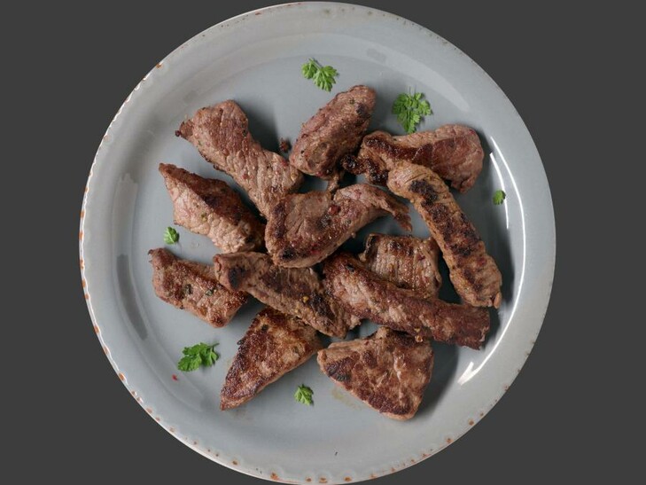 Gemarineerde vleesstrips