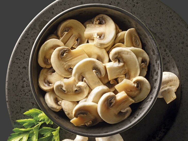 Gesneden champignons
