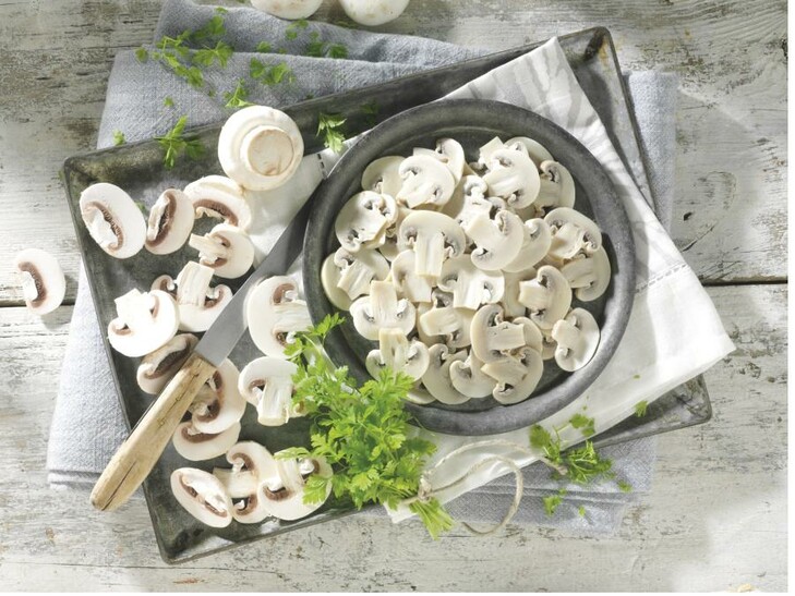 Gesneden champignons
