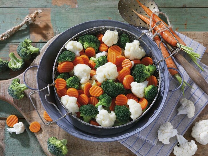 Gemengde groenten met broccoli