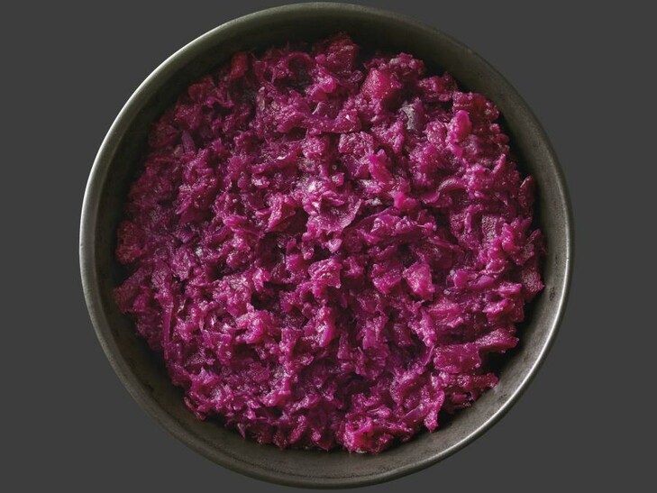Rodekool met appel