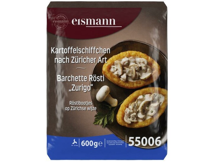 Röstibootje met champignons