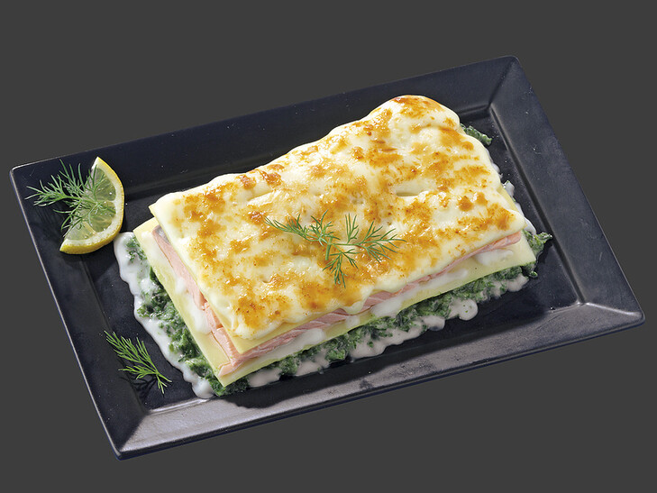 Zalmlasagne