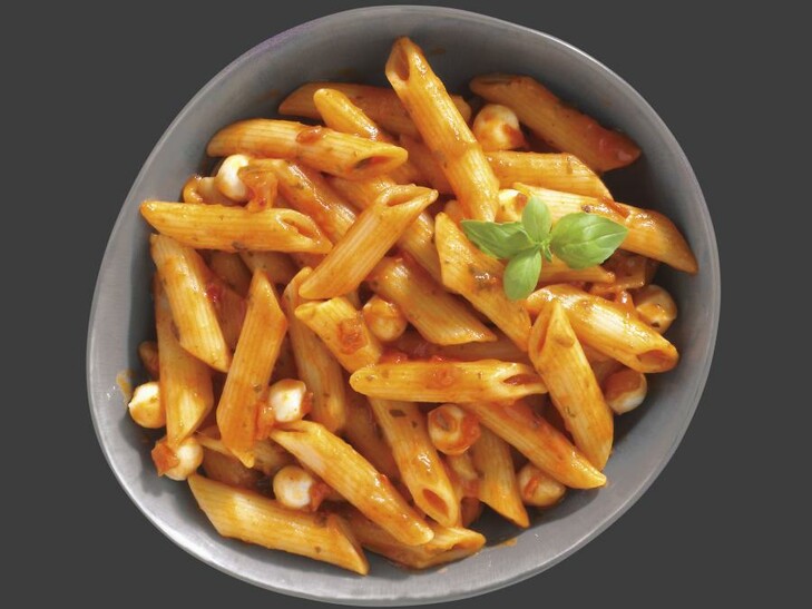 Penne tomaat-mozzarella