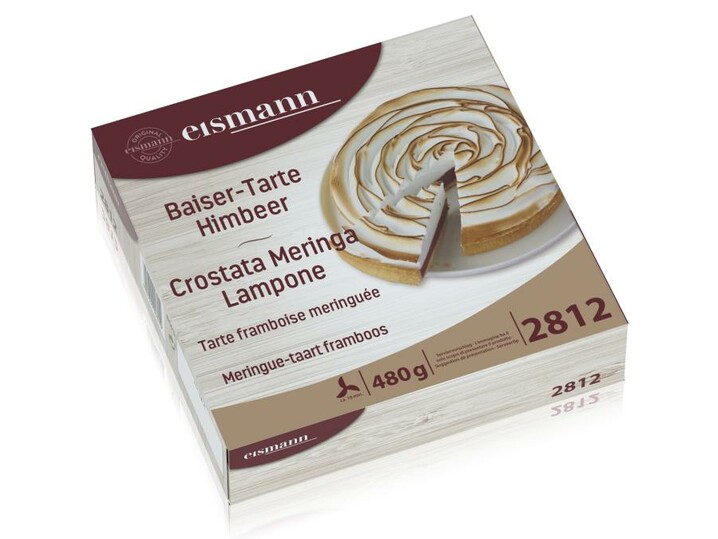 Meringue-taart framboos