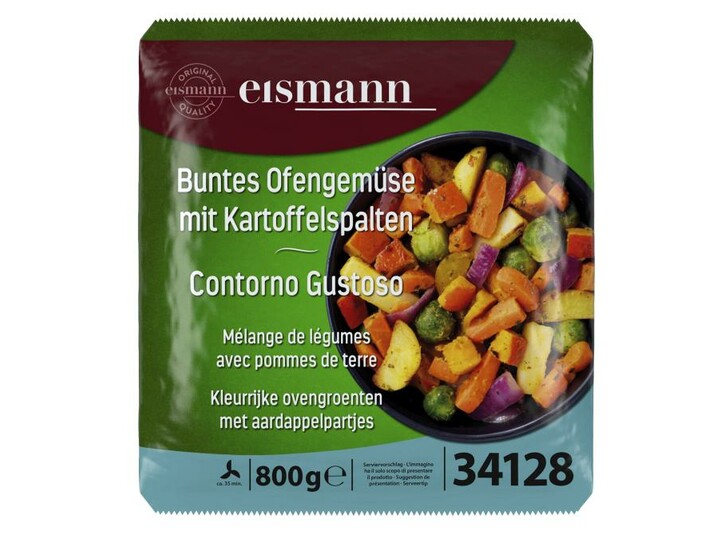 Kleurrijke ovengroenten met aardappelpartjes