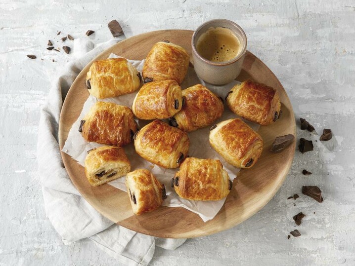 Mini chocolade croissants