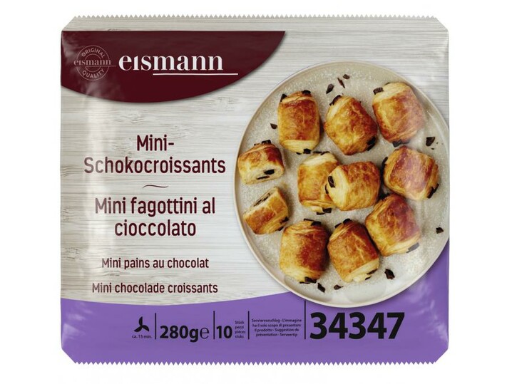 Mini chocolade croissants