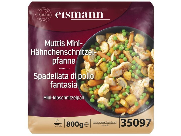 Mini-kipschnitzelpan