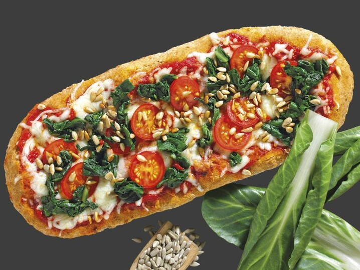 Volkorenpizza tomaat-snijbiet