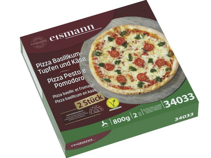 Pizza basilicum en kaas