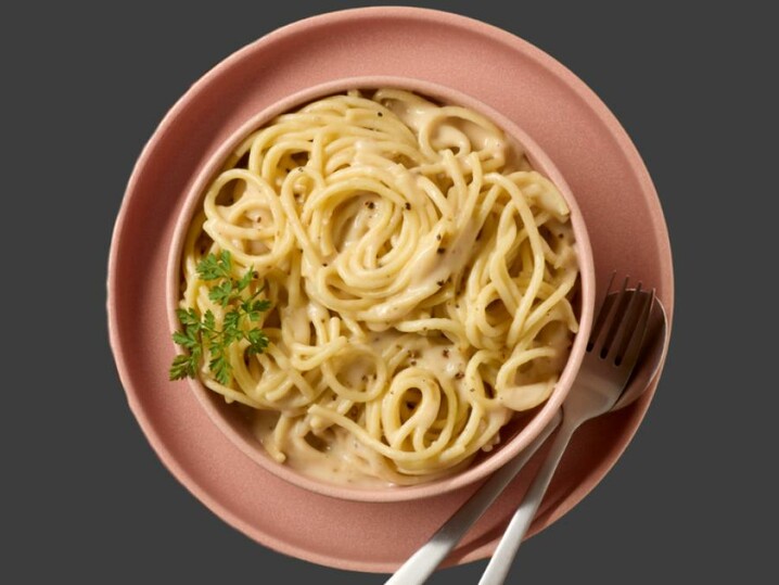 Spaghetti crème en peper