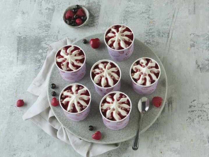 Panna cotta bosvruchten