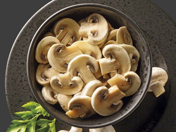 Gesneden champignons