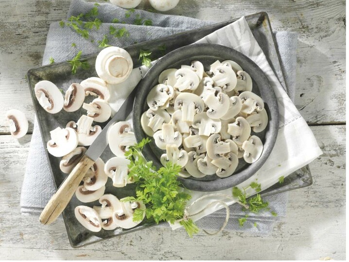 Gesneden champignons