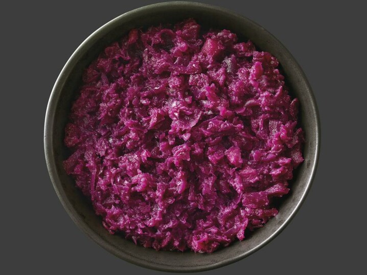 Rodekool met appel