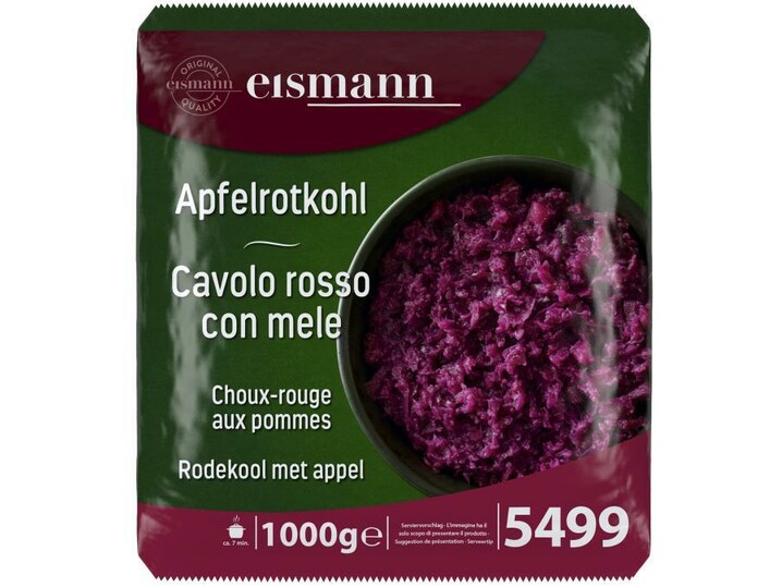 Rodekool met appel
