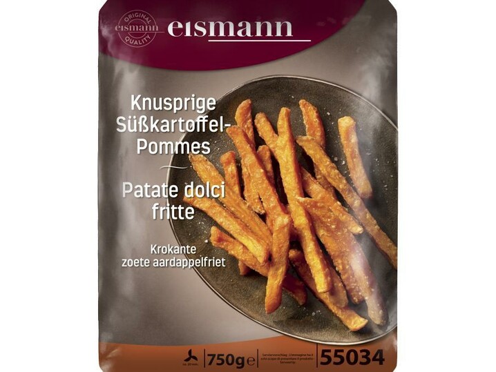Krokante zoete aardappelfriet