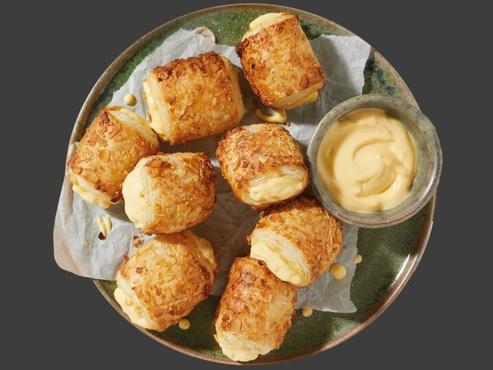 Mini-bladerdeeggebakje