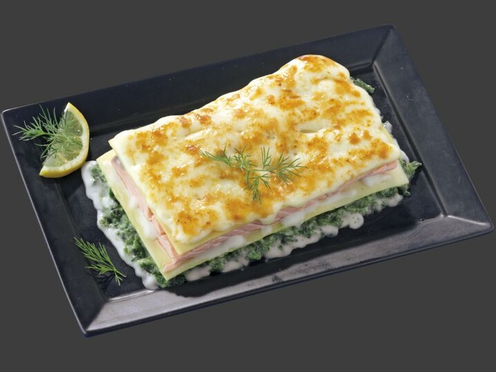 Zalmlasagne