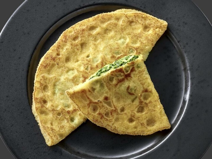 Pannenkoek kaas/spinazie